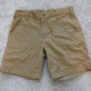 Carhartt‎ Rugged Professional Relaxed Fit Shorts Mens 32 Chino Utility Tan Khaki